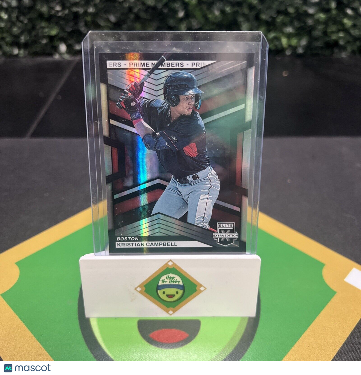 Kristian Campbell 2023 Panini Elite Extra Edition Prime Numbers /60 Red Sox