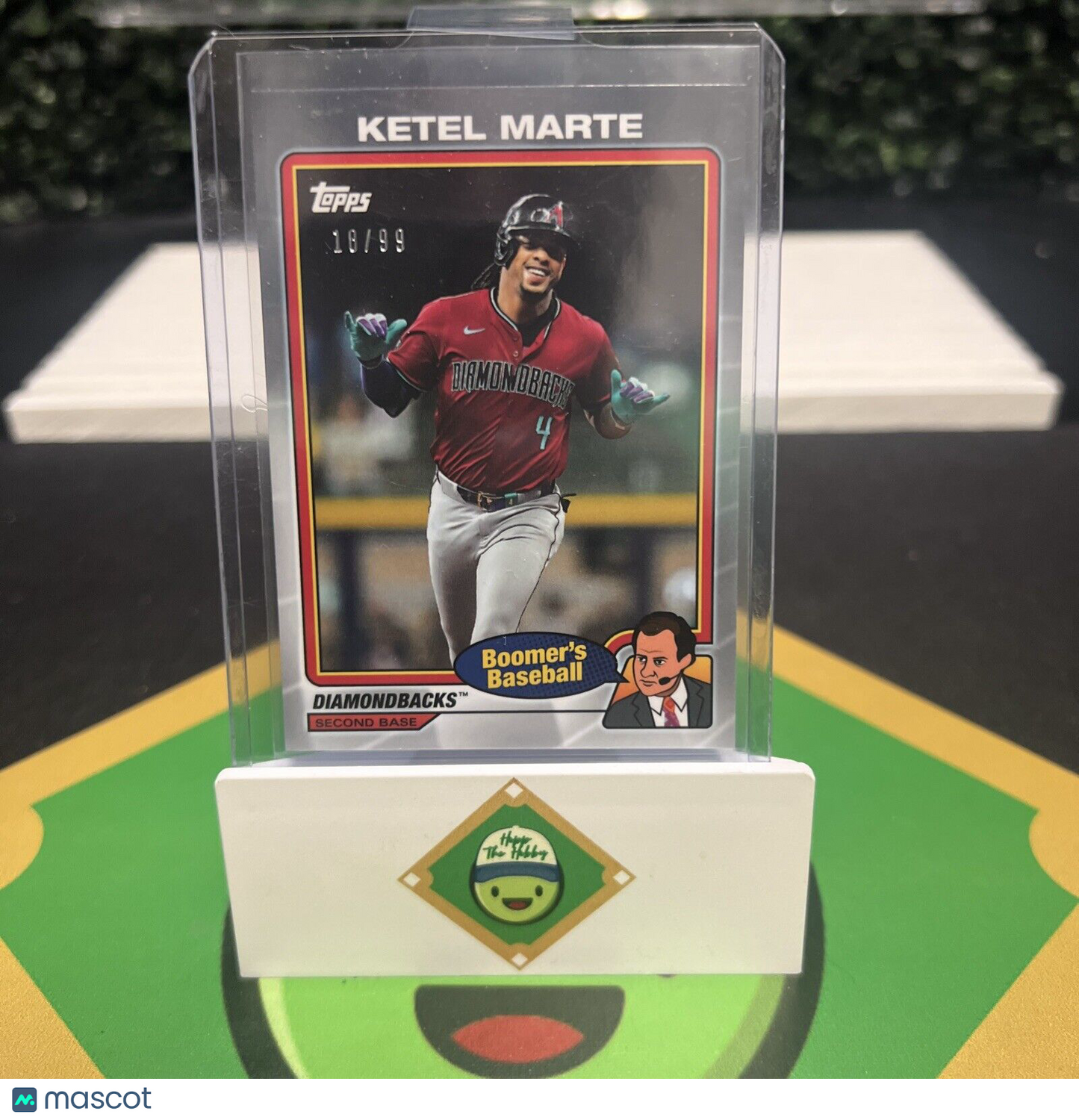 KETEL MARTE 2024 Topps x Chris Berman Silver 18/99 Boomers Baseball #65