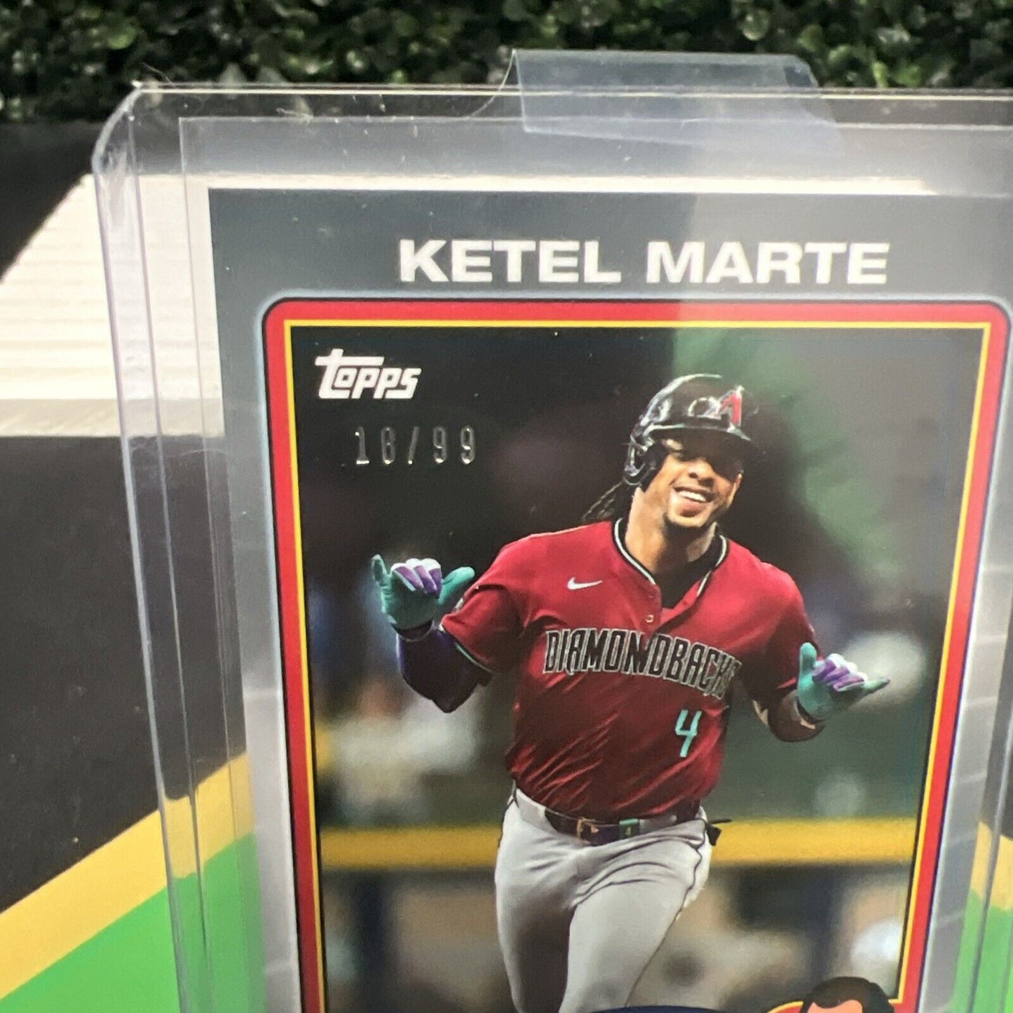 KETEL MARTE 2024 Topps x Chris Berman Silver 18/99 Boomers Baseball #65