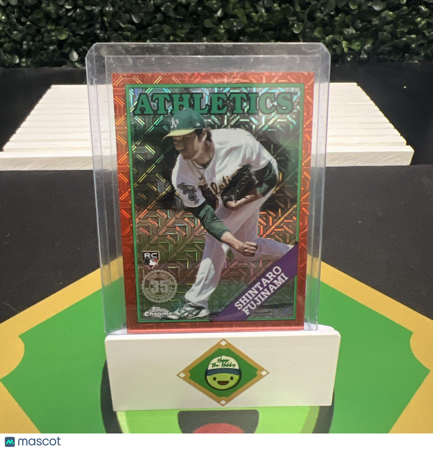 Shintaro Fujinami 2023 Topps Update Silver Pack Mojo Orange RC 11/50 Oakland As