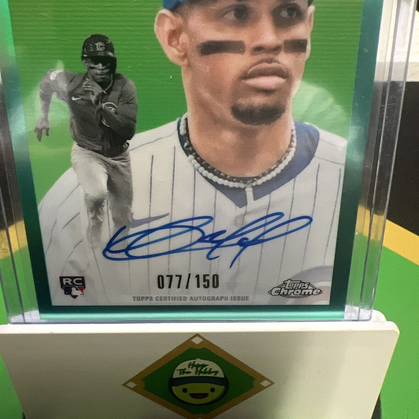 CHRISTOPHER MOREL 2023 TOPPS CHROME PLATINUM AQUA REFRACTOR RC AUTO /150 CPA-CMO