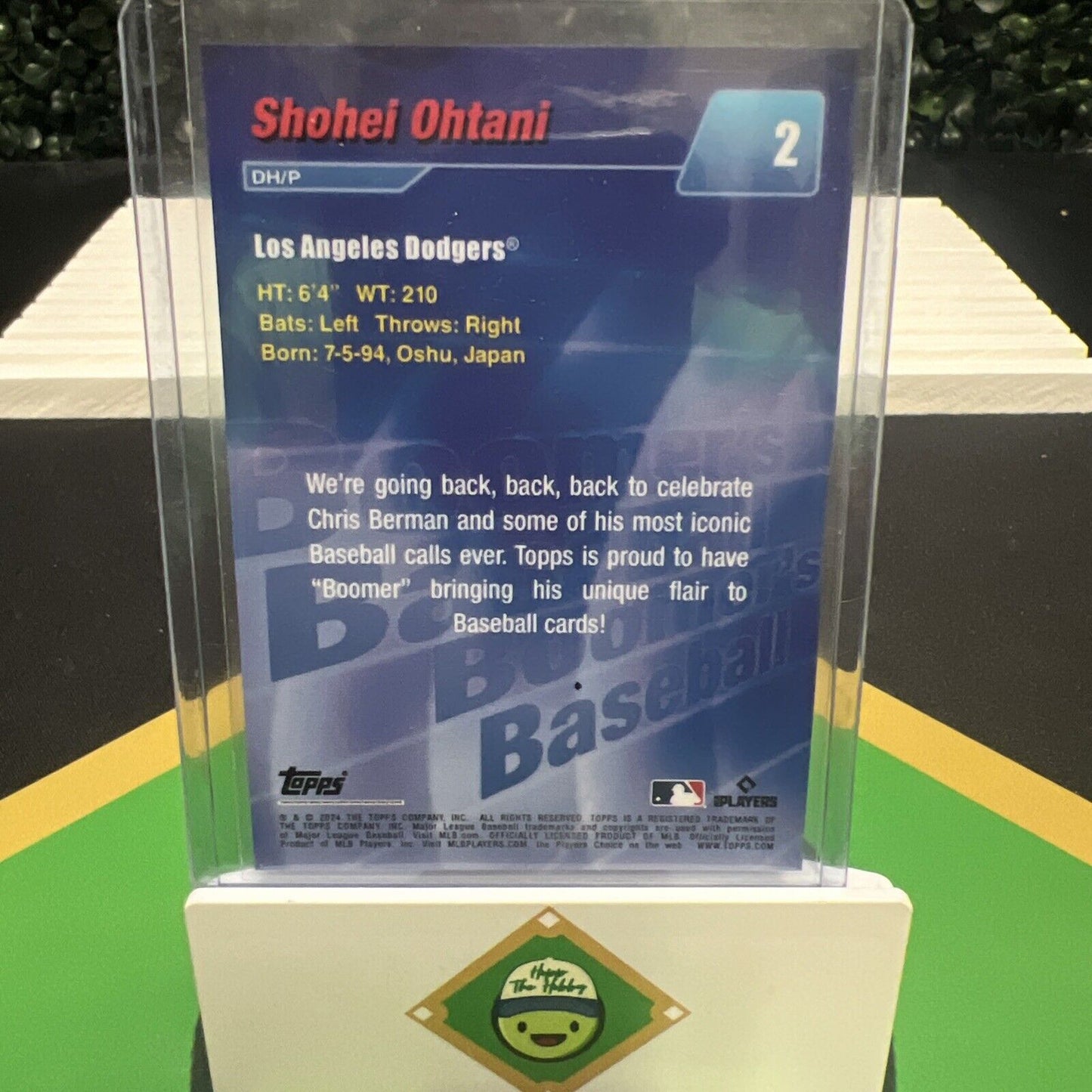 Shohei "My Oh My" Ohtani 2024 Topps x Chris Berman #2 Nickname Variation Dodgers