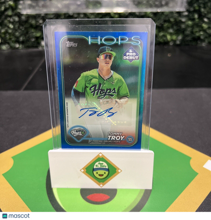 Tommy Troy 2024 Topps Pro Debut Auto /150 Blue Refractor PD-166 Diamondbacks