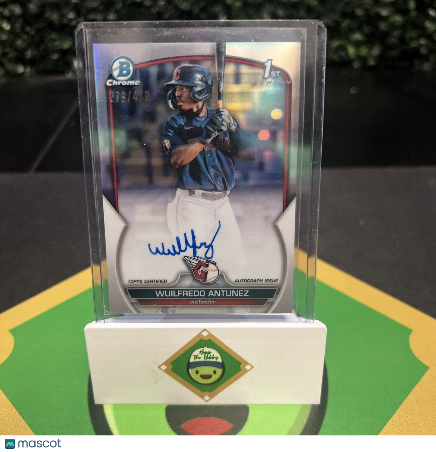 Wuilfredo Antunez 2023 Bowman Chrome 1st Bowman Autograph REFRACTOR AUTO /499