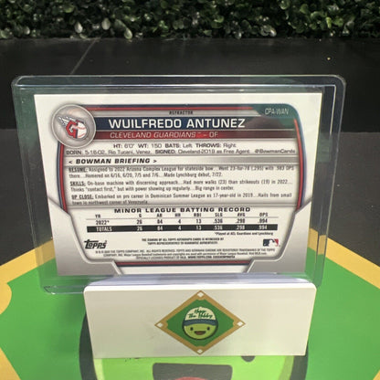 Wuilfredo Antunez 2023 Bowman Chrome 1st Bowman Autograph REFRACTOR AUTO /499