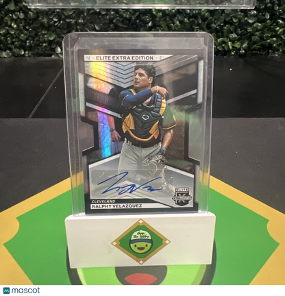 Ralphy Velazquez 2023 Panini Elite Extra Edition Auto Green Status Die Cut /399