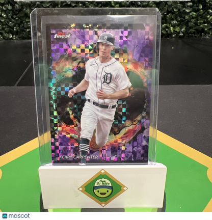 Kerry Carpenter 2024 Topps Finest Purple Checkerboard/75 #259 Detroit Tigers