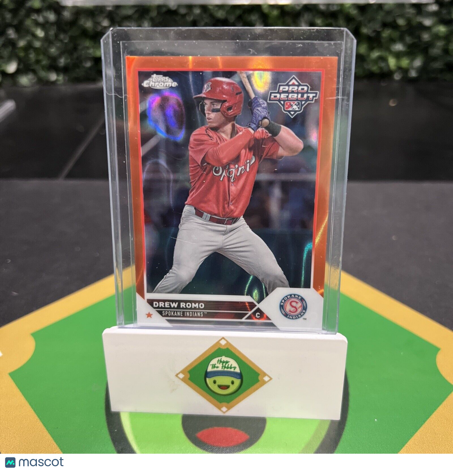 Drew Romo 2023 Topps Pro Debut Chrome Orange Lava /25 #PDC-82 Colorado Rockies