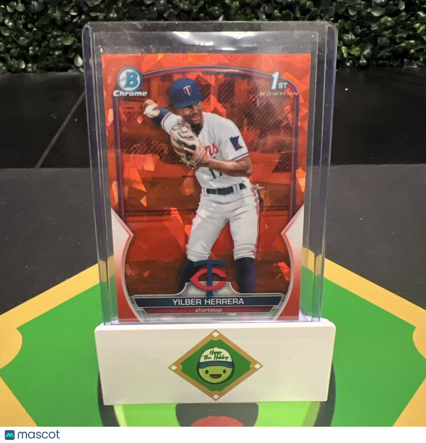 YILBER HERRERA 2023 Bowman Chrome Sapphire Orange 22/50 1st Bowman Twins RC