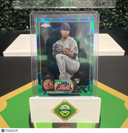 KODAI SENGA 2023 Topps Chrome Blue/Aqua Lava /125 RC Rookie New York Mets