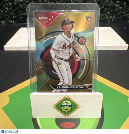 Vaughn Grissom 2023 Topps Finest Gold Refractor  21/50 RC Rookie #88