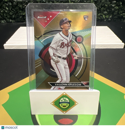 Vaughn Grissom 2023 Topps Finest Gold Refractor  21/50 RC Rookie #88