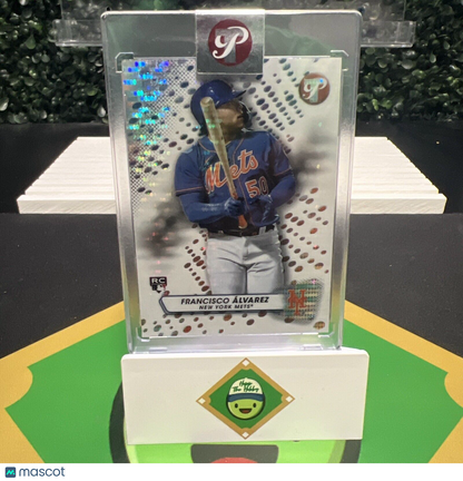 FRANCISCO ALVAREZ 2023 TOPPS PRISTINE PULSAR REFRACTOR RC ENCASED # 124 ROOKIE!