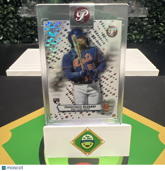 FRANCISCO ALVAREZ 2023 TOPPS PRISTINE PULSAR REFRACTOR RC ENCASED # 124 ROOKIE!