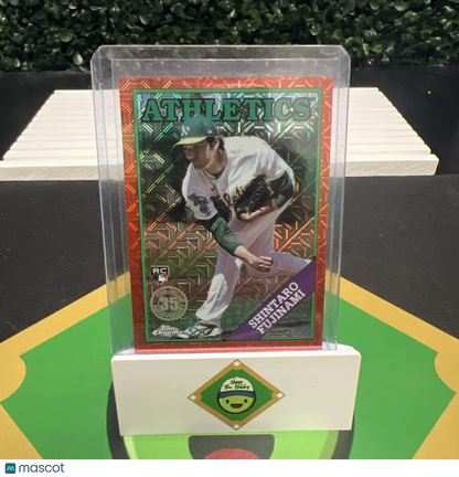 Shintaro Fujinami 2023 Topps Update Silver Pack Mojo Orange RC 11/50 Oakland As