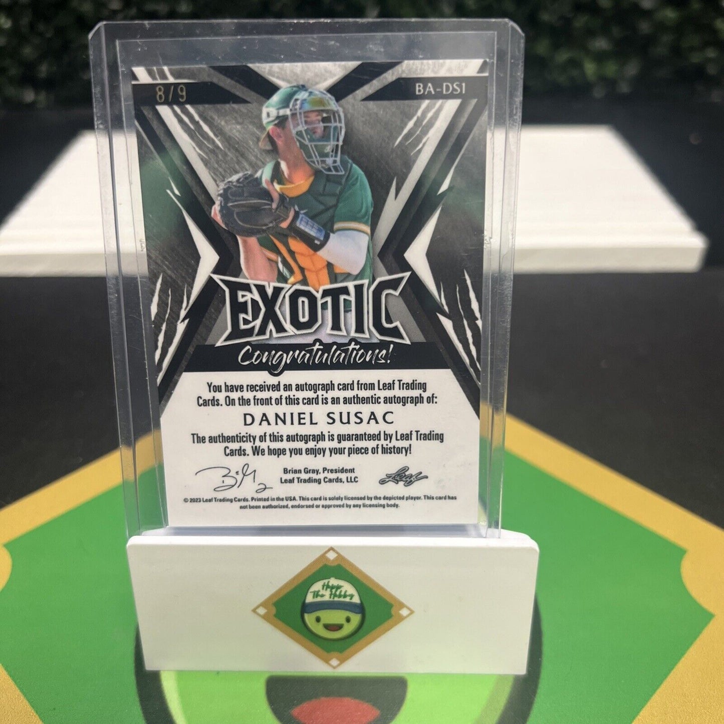 Daniel Susac 2023 Leaf Exotic Elephant Prismatic 8/9 #BA-DS1 Auto