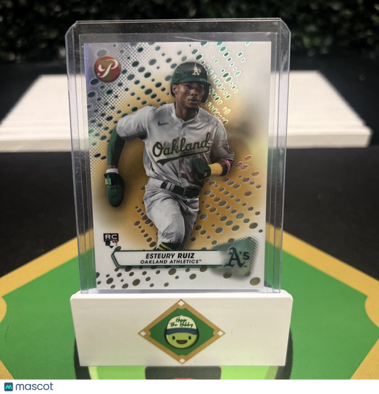ESTEURY RUIZ TOPPS PRISTINE GOLD REFRACTOR 6/50 RC A'S #73